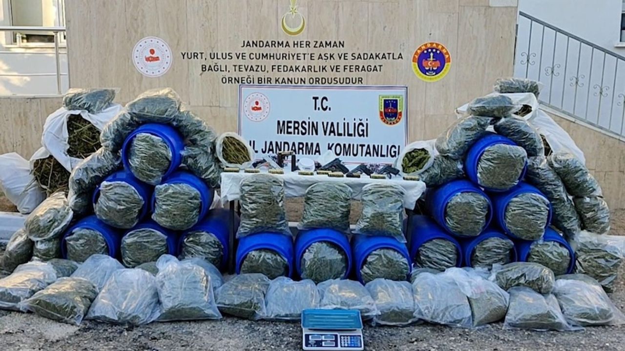 Mersin'de uyuşturucu operasyonu