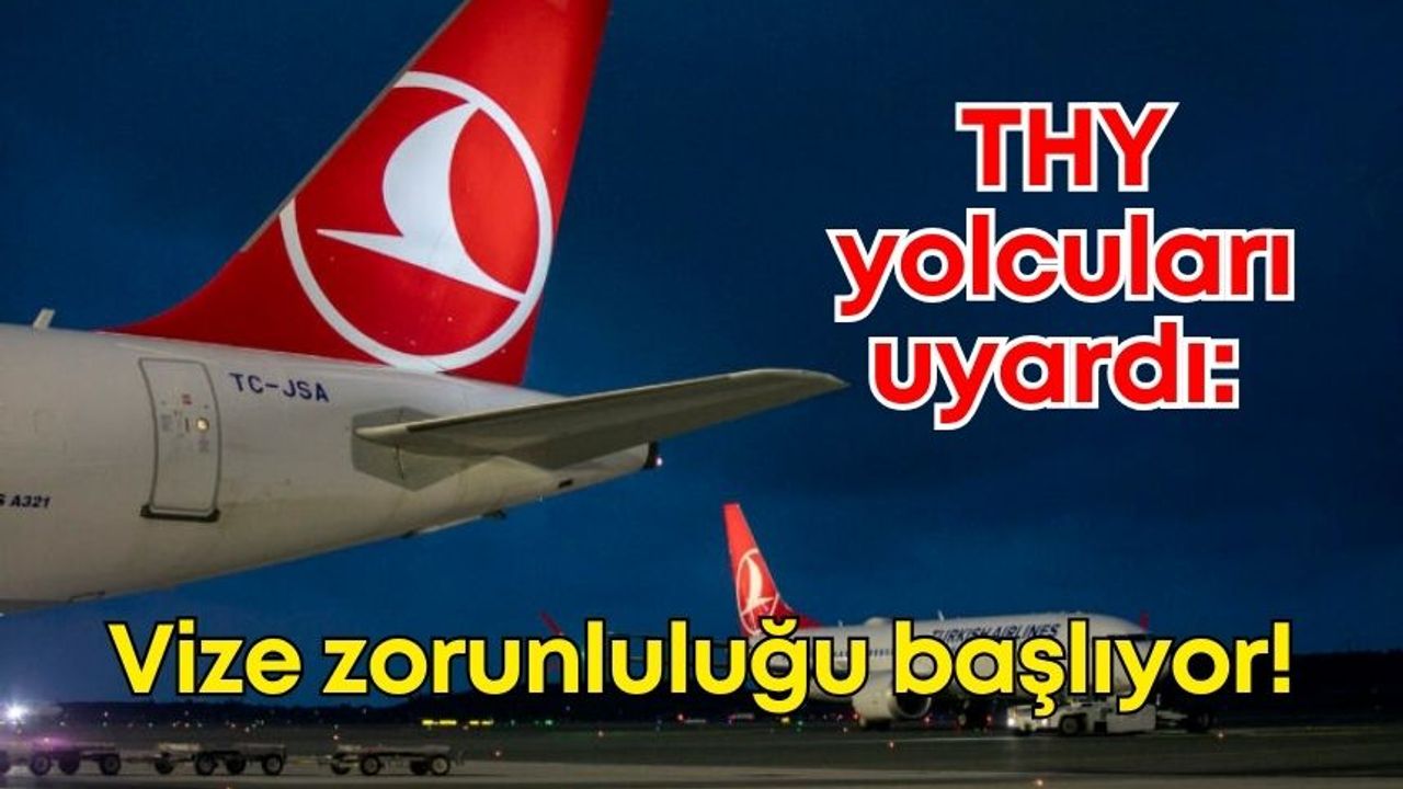 THY yolcuları uyardı: Karadağ'a seyahatte vize zorunluluğu başlıyor!