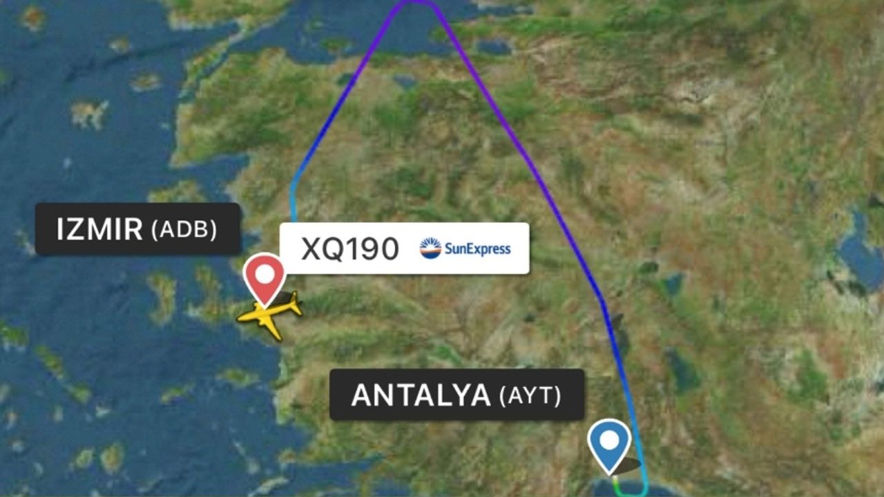 Teknik arıza nedeniyle Antalya-Viyana uçağı İzmir'e zorunlu iniş yaptı