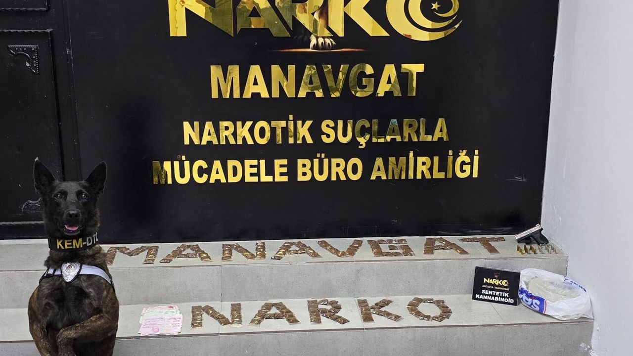 Manavgat’ta1 kilo uyuşturucu ele geçirildi