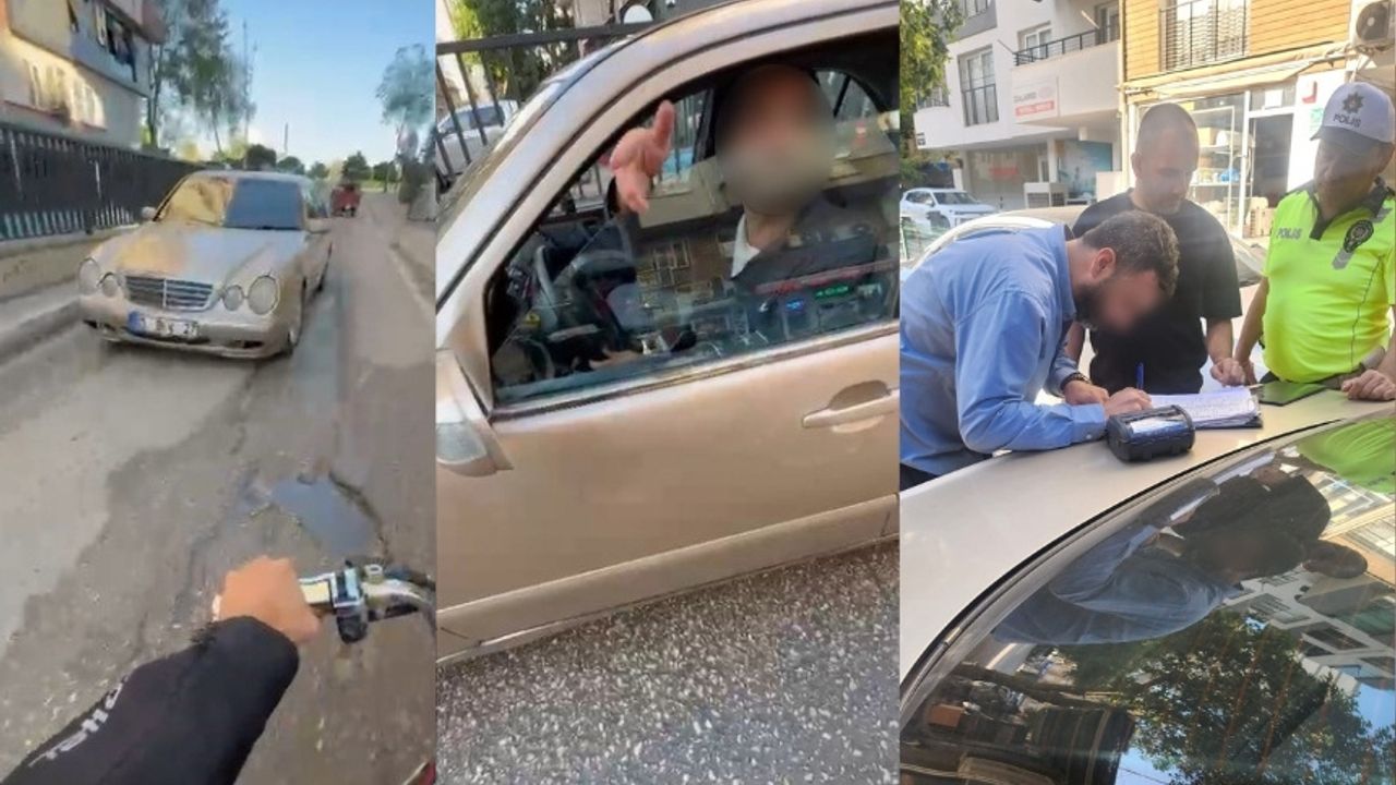 Adana'da ters yöne girip racon kesmişti: O şoföre 46 bin lira ceza kesildi