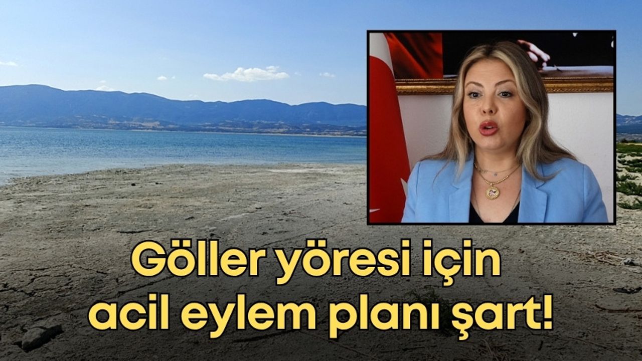 Göller yöresi için acil eylem planı: Damlama sulama zorunlu olmalı