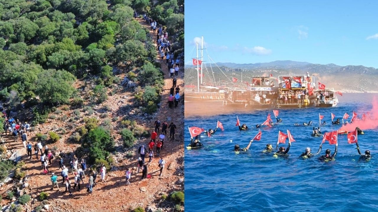 Antalya’da Cumhuriyetin 102’nci yılı ecdada saygıyla kutlandı