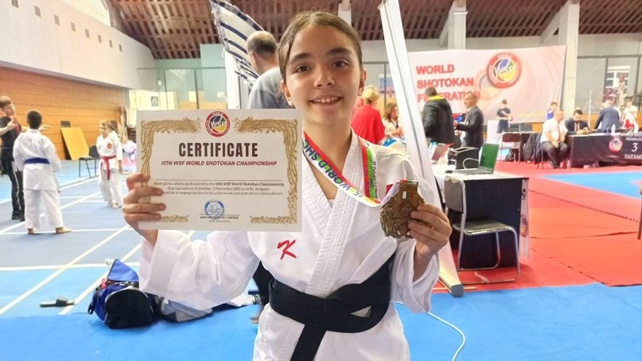 Menteşe'den dünya arenasına: Ceylin Ayşe Şimşek, Balkan'ı fethetti!