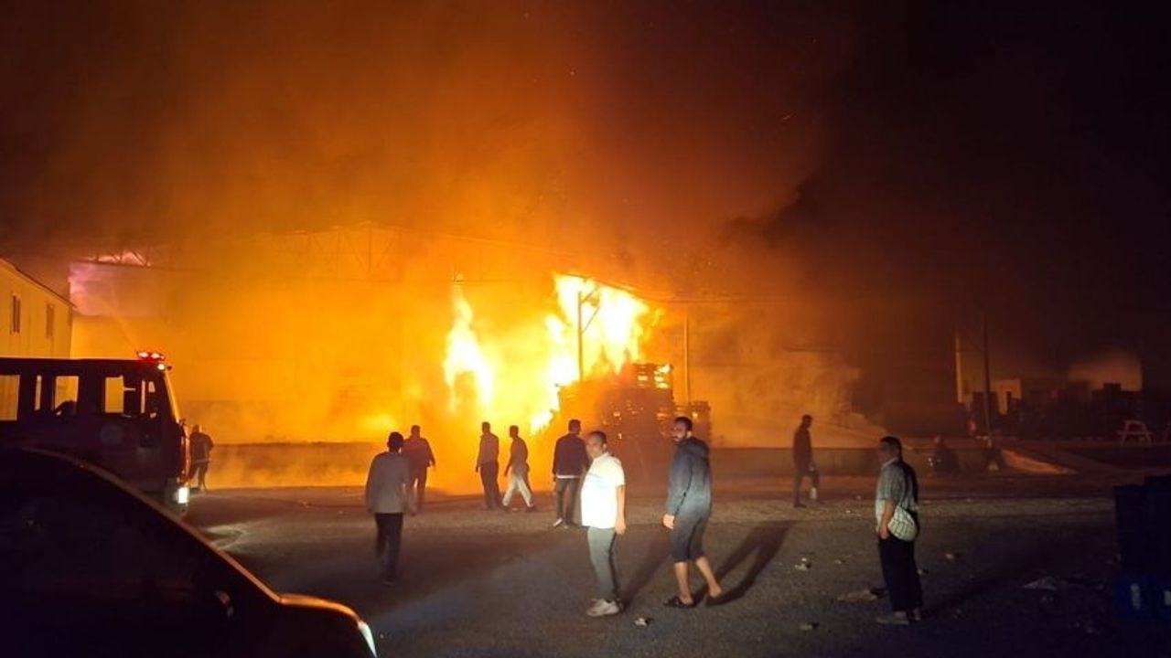 Antalya'da alevler geceyi aydınlattı! Küle döndü