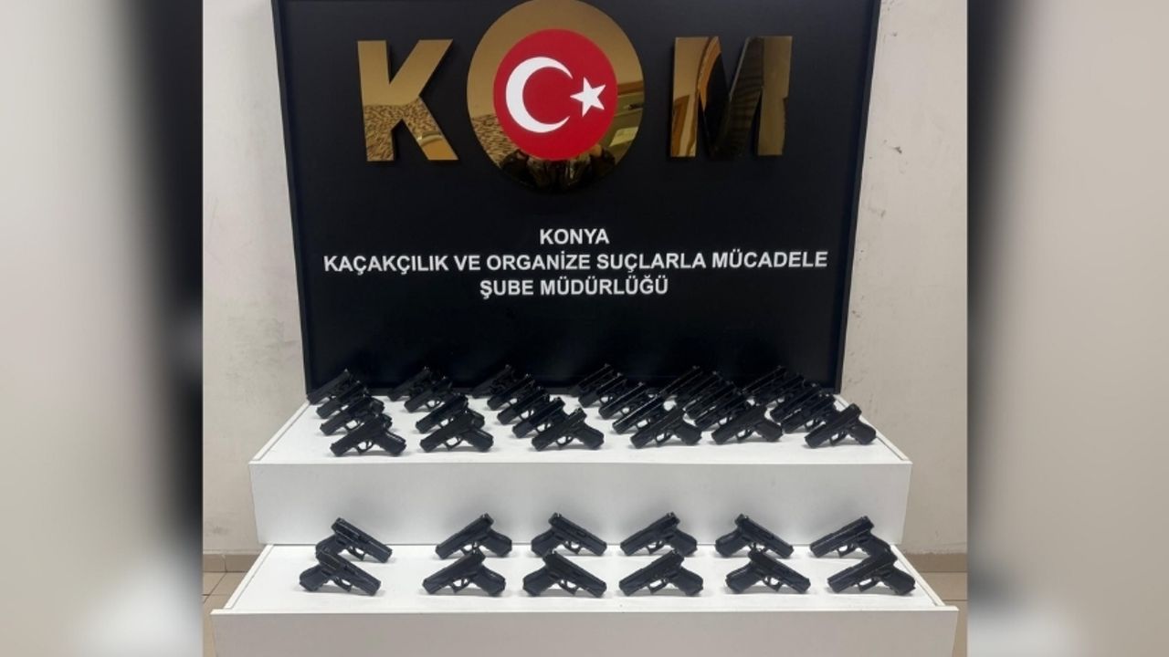 Konya'da yasa dışı silah ticaretine büyük darbe