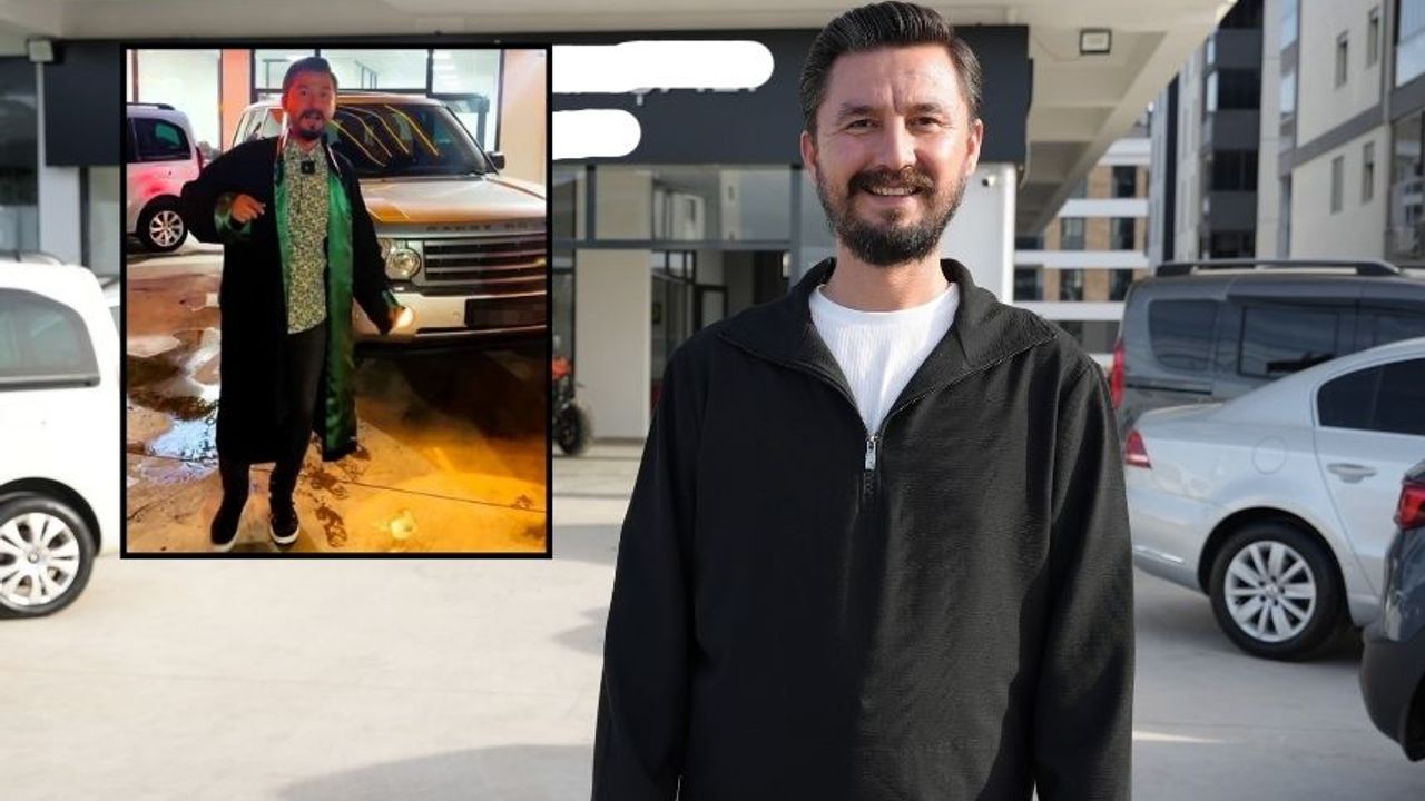 Galericiden ilginç reklam: Avukat cübbesi giyerek araç tanıttı