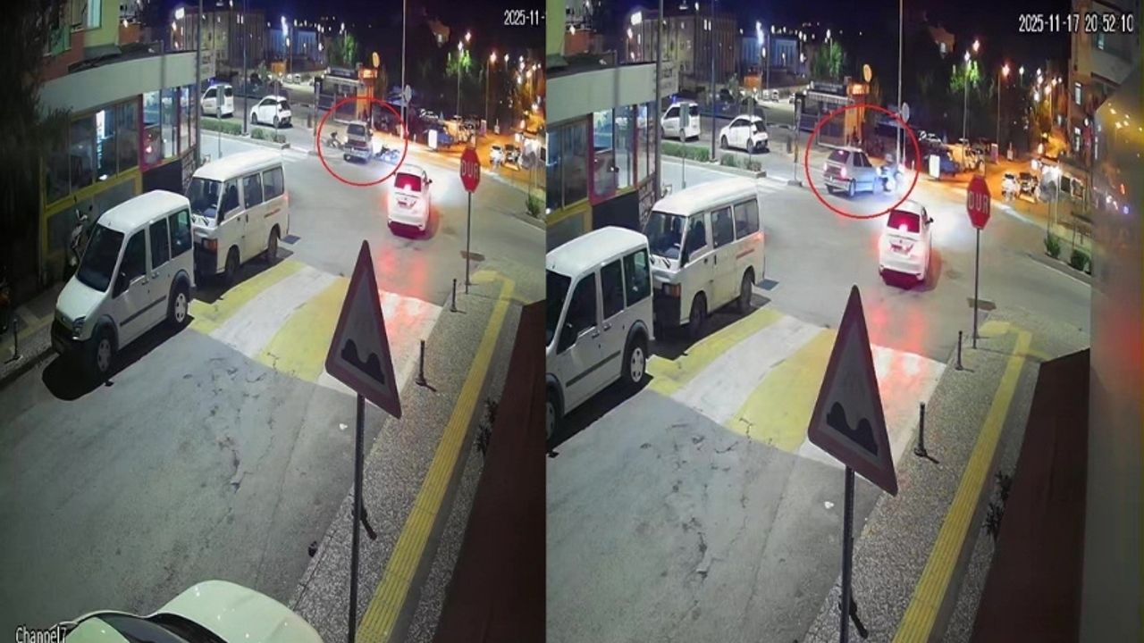 Manavgat'ta sürücü, çarpışmanın etkisiyle aracın üzerinden takla attı!