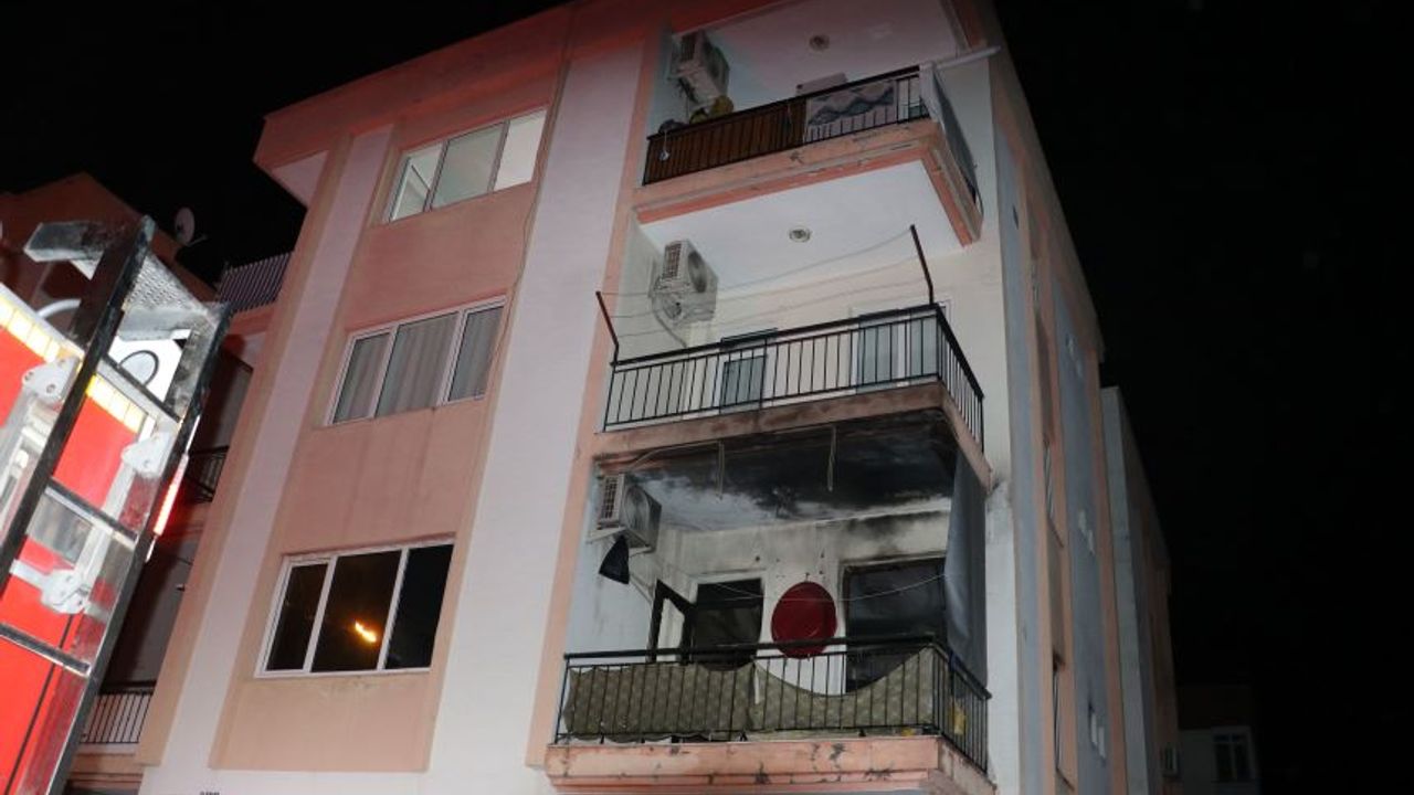 Antalya Kepez'de yangın! Anne ve üç çocuğu etkilendi