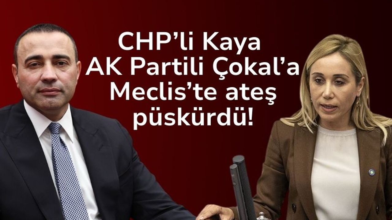 CHP’li Kaya AK Partili Çokal’a Meclis’te ateş püskürdü!