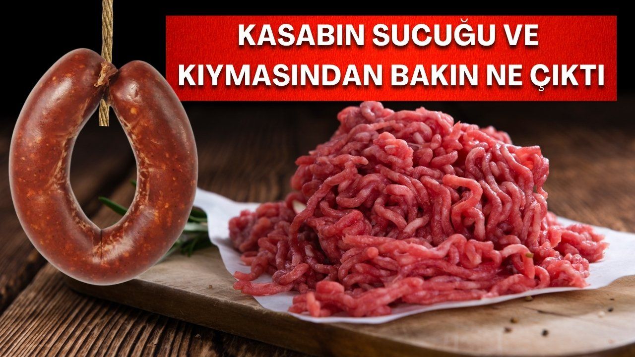 Antalya’da gıda hileleri devam ediyor! Kasabın sucuğu ve kıymasından bakın ne çıktı