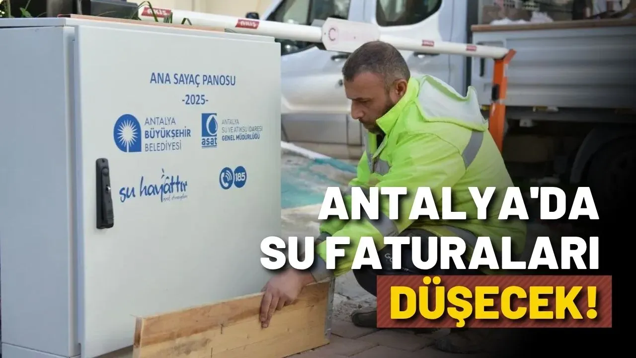 Antalya'da su faturalarını düşürecek yöntem! Akıllı yeraltı SCADA sistemini devreye alındı