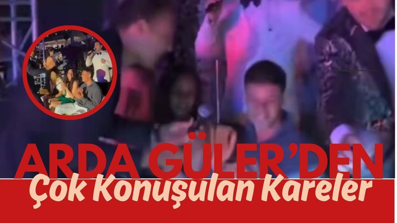 Arda Güler Antalya'da coştu! Mustafa Sandal'la 'Aya Benzer'i söyledi