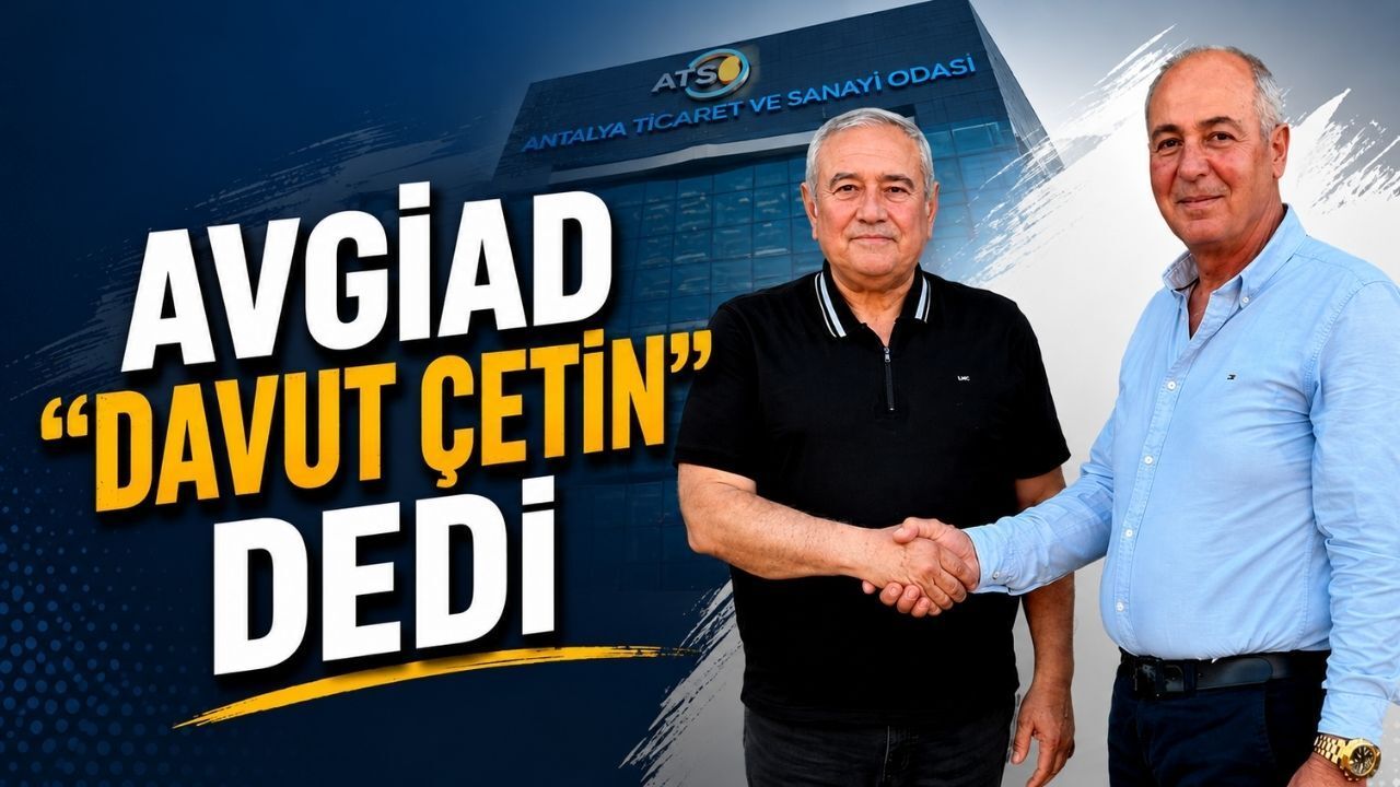 ATSO seçimlerinde AVGİAD'dan Davut Çetin'e destek