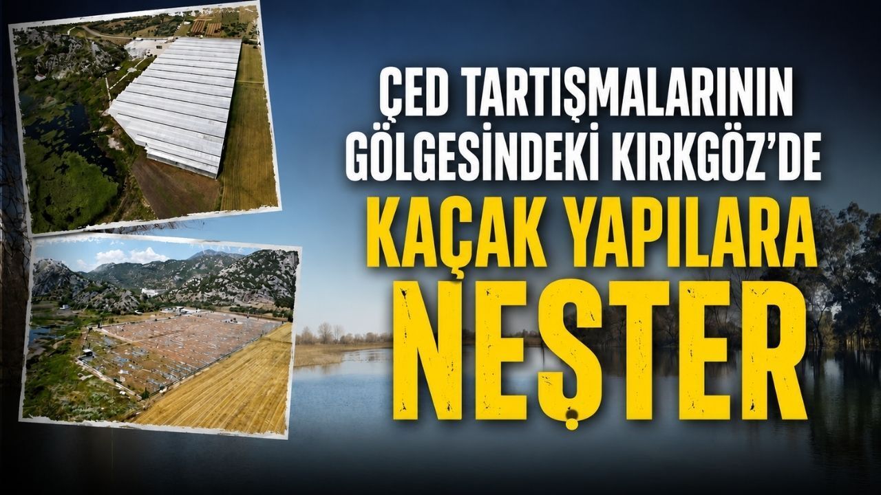 ÇED tartışmalarının gölgesindeki Kırkgöz'de kaçak yapılar kaldırıldı