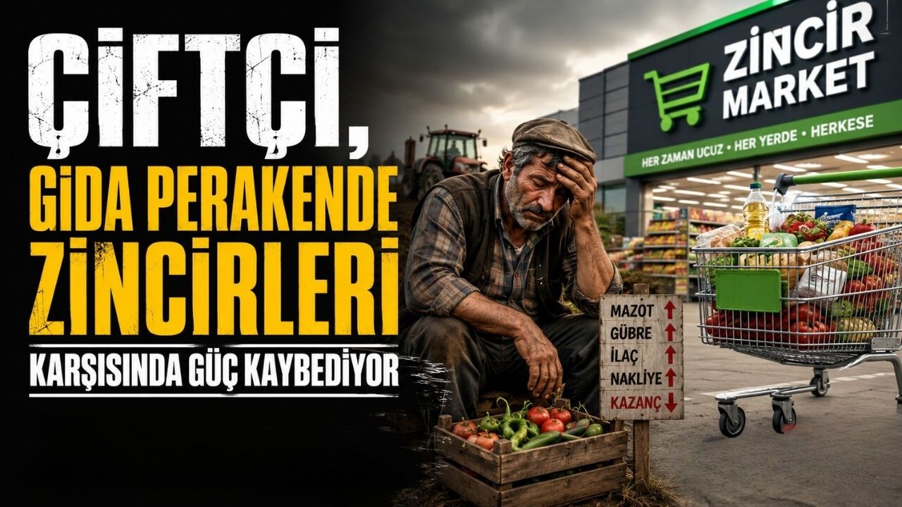 Çiftçi, gıda perakende zincirleri karşısında güç kaybediyor