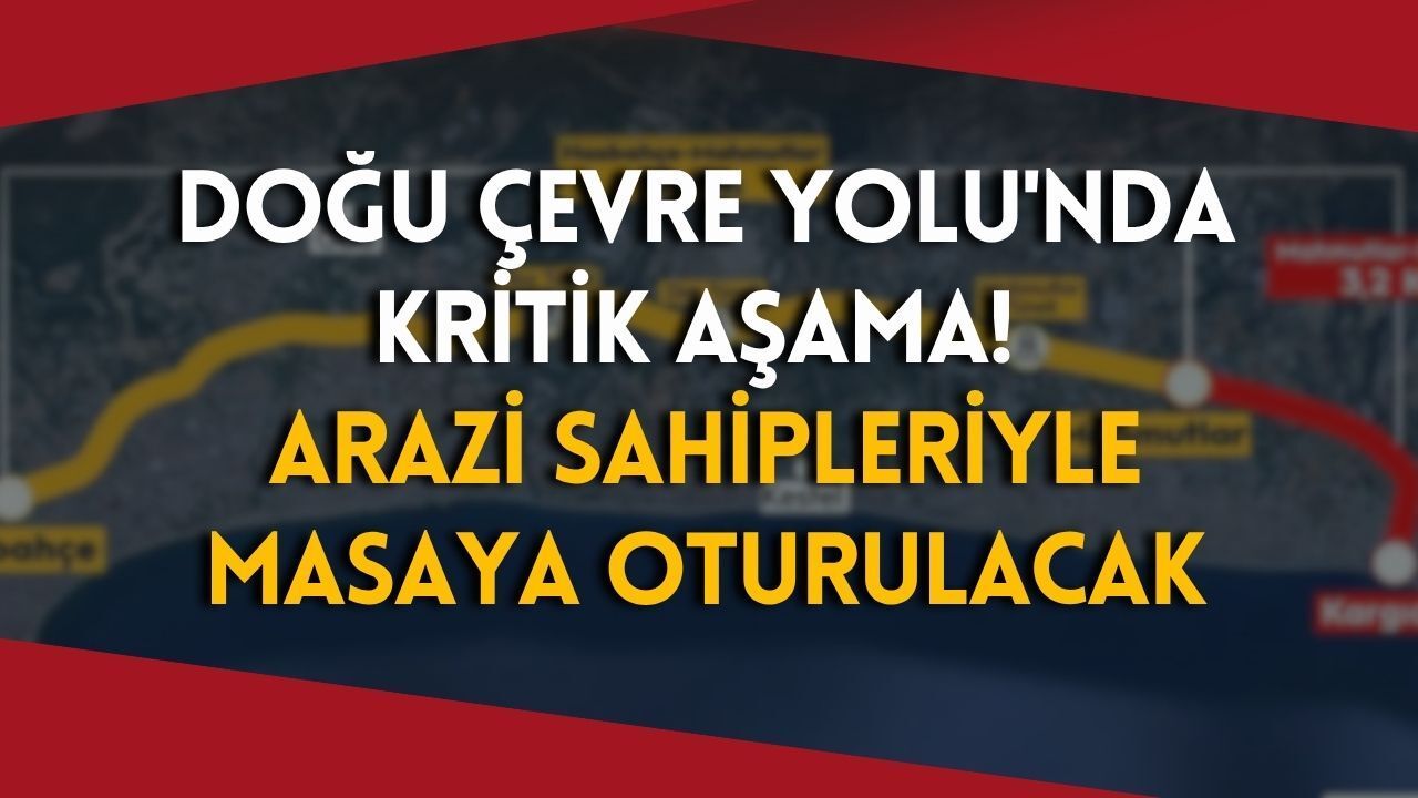 Alanya Doğu Çevre Yolu'nda kritik aşama! Arazi sahipleriyle masaya oturulacak