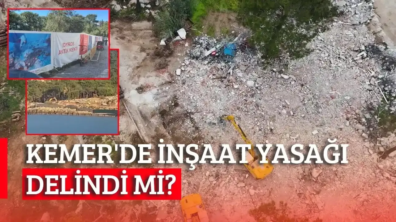 Kemer'de İnşaat Yasağı Delindi mi? Otel İnşaatı Sezon Ortasında Sürüyor