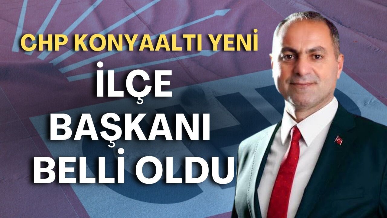 CHP Konyaaltı'na atanan Hasan Ercüment Taşdemir: "Müzakere değil, mücadele edeceğiz"