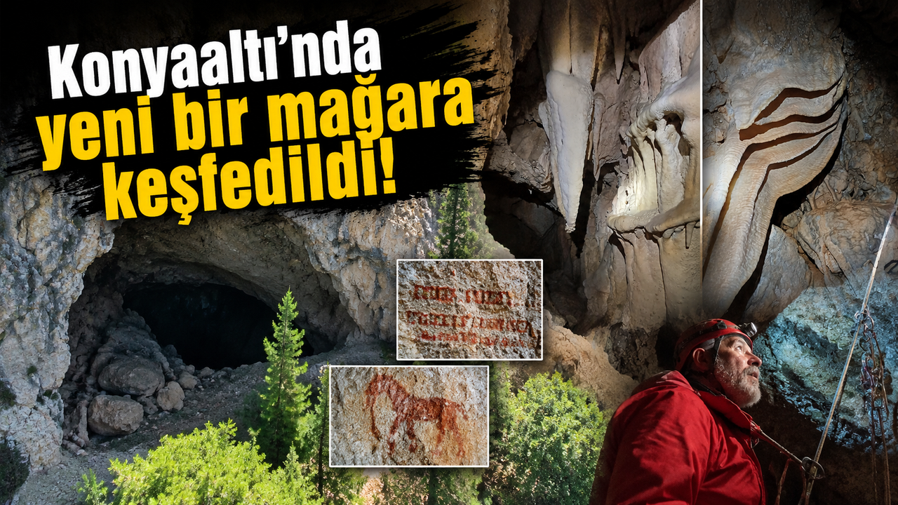 Konyaaltı'nda yeni bir mağara keşfedildi!