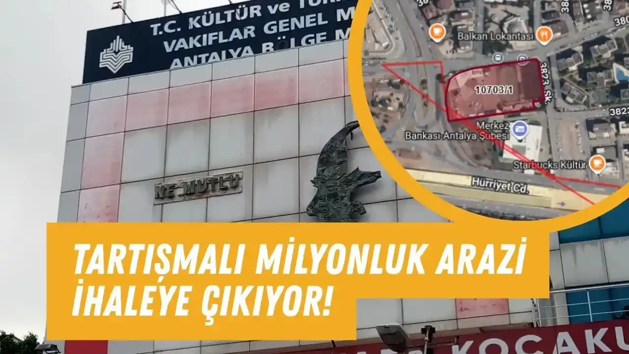 Kültür'de yurt alanı tartışmalarıyla bilinen arazi ihaleye çıkıyor! Milyonlar isteniyor
