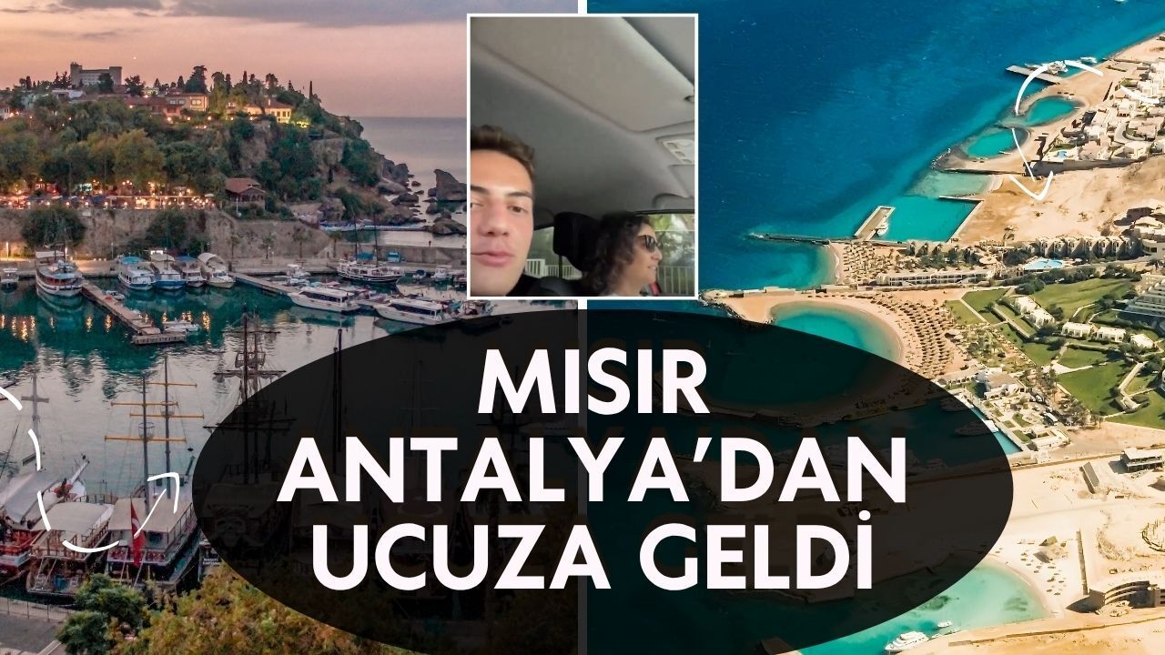Mısır tatili Antalya'dan daha ekonomik çıktı, rota değişti