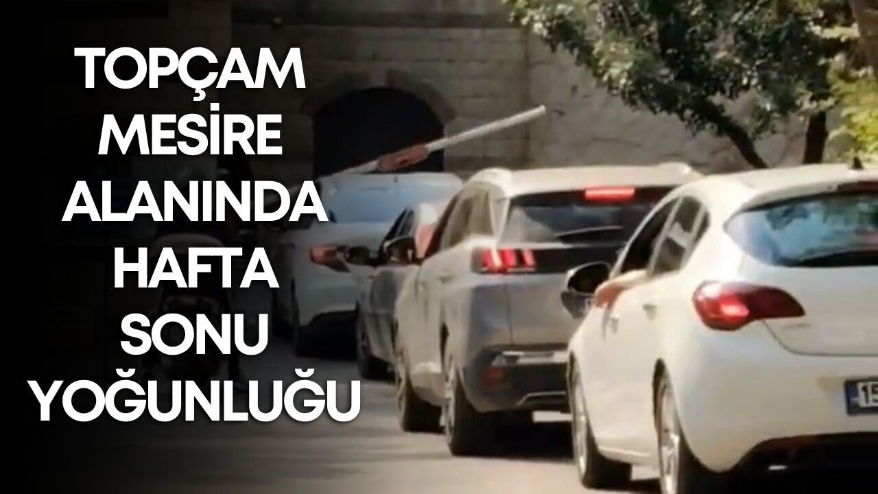 Antalya Topçam mesire alanında hafta sonu yoğunluğu