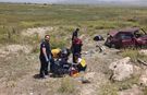 Burdur'da devrilen arabada can pazarı: 5 kişi yaralandı
