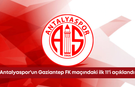 Antalyaspor'un Gaziantep FK maçındaki ilk 11'i açıklandı