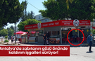 Antalya’da zabıtanın gözü önünde kaldırım işgalleri sürüyor!