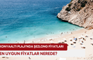 Konyaaltı Plajı’nda şezlong fiyatları! En uygun fiyatlar nerede?