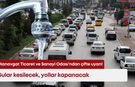 Manavgat'ta su kesintisini ve kapanacak yolları  MATSO duyurdu