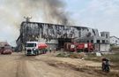 Mersin’de pamuk fabrikasında yangın
