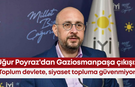 Uğur Poyraz'dan Gaziosmanpaşa çıkışı: "Toplum devlete, siyaset topluma güvenmiyor"