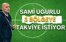 Sami Uğurlu reçeteyi yazdı! 3 bölgeye takviye istedi