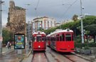 Antalya'da tramvay yolunda korkutan kaza!