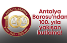 Antalya Barosu'nun 100'üncü yılında sahnede hangi dev isimler olacak?