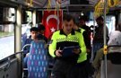 Antalya'da otobüsler denetimde