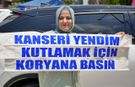 Kanseri yenen kadının mutluluğu Antalya'yı sardı