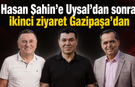 Hasan Şahin’e Uysal’dan sonra ikinci ziyaret Gazipaşa’dan