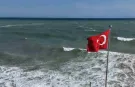 Mersin sahillerinde fırtına etkisi