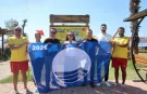 Aksu’da Turunç Halk Plajı’na Mavi Bayrak