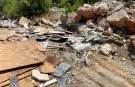 Alanya'da ormanlık alanı çöplüğe çevirdiler!