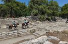 Phaselis’te atlı jandarma nöbeti