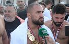 29. Kula Yağlı Güreşleri’nde başpehlivan Feyzullah Aktürk oldu