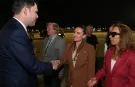 Murat Kurum’u karşılamak için Antalya Havalimanı’nda sıraya girdiler