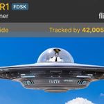 UFO sürprizi! Bir anda ortaya çıktı