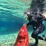 Kırkgöz’de temizlik yapan dalgıçlar gördüklerine inanamadı