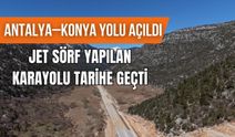 Antalya–Konya yolunda sular çekildi: Sörf dahi yapılan yolun hikayesi
