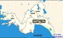 12 Aralık Salı günü Antalya hava durumu nasıl olacak?